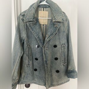 Denim & Supply Ralph Lauren classic denim peacoat. Size SMALL Unisex.